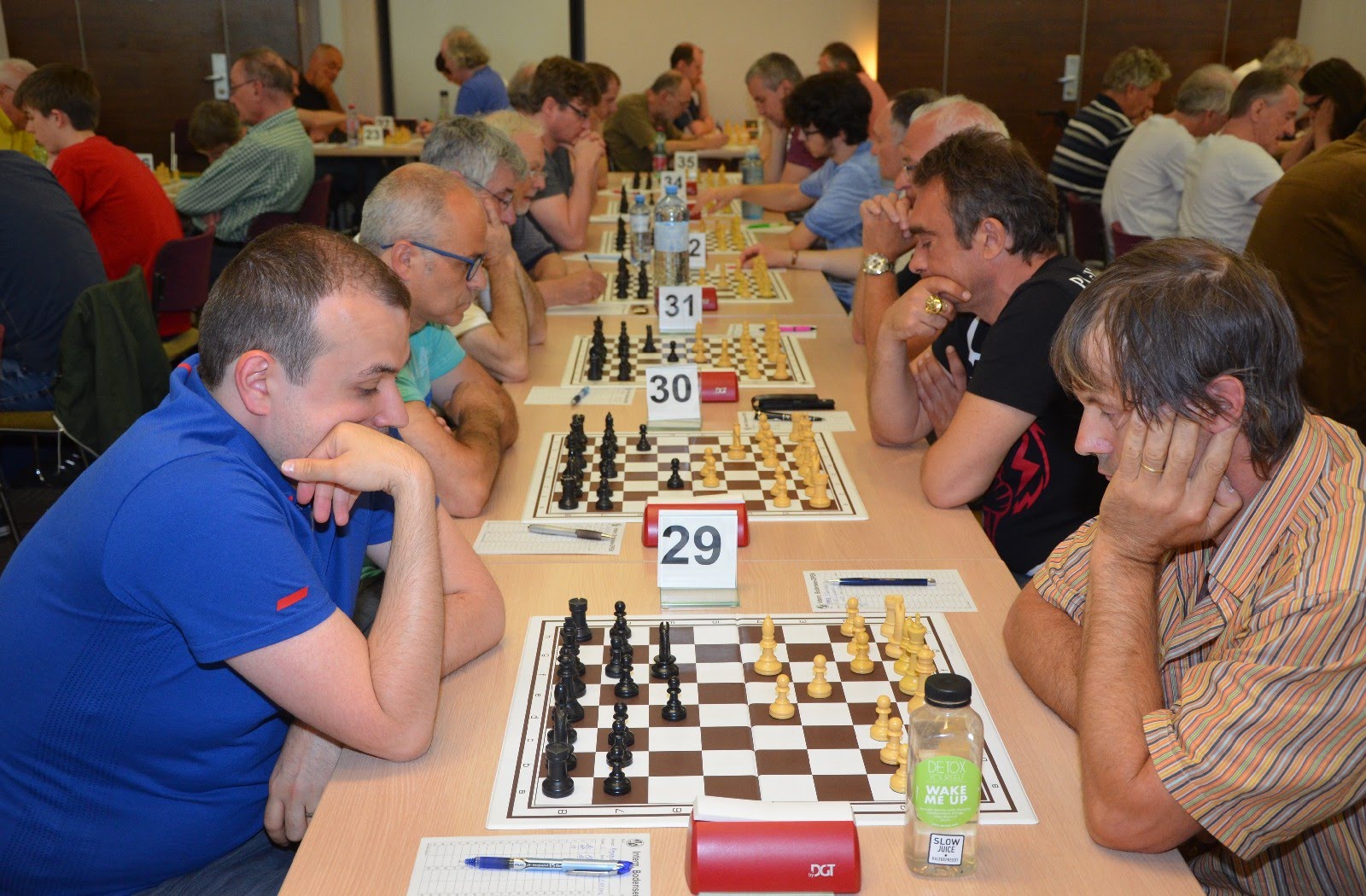 Ralf mit guten Spiel gegen GM Bryzgalin